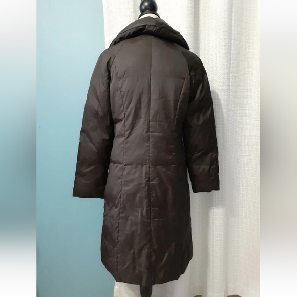 Cole Haan Chocolate Brown Down Jacket - Picture 7 of 11